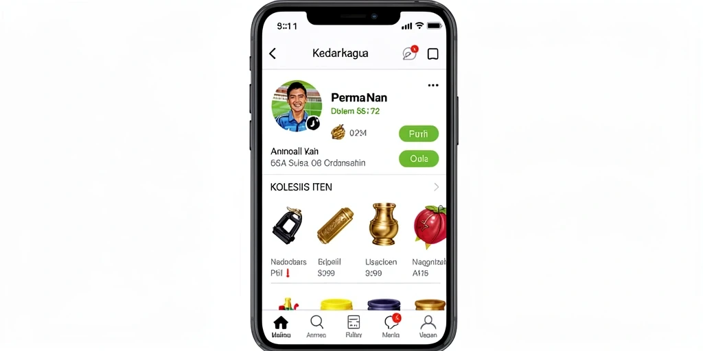Tampilan antarmuka yang user-friendly memudahkan navigasi.