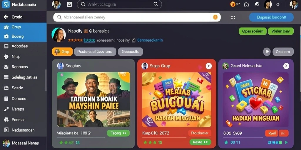 Tampilan antarmuka yang user-friendly.