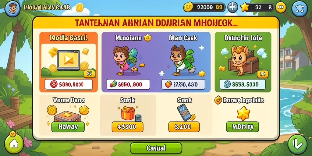 Tampilan antarmuka yang intuitif dan menarik.