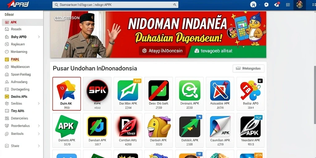 Tampilan awal yang menarik dan intuitif.