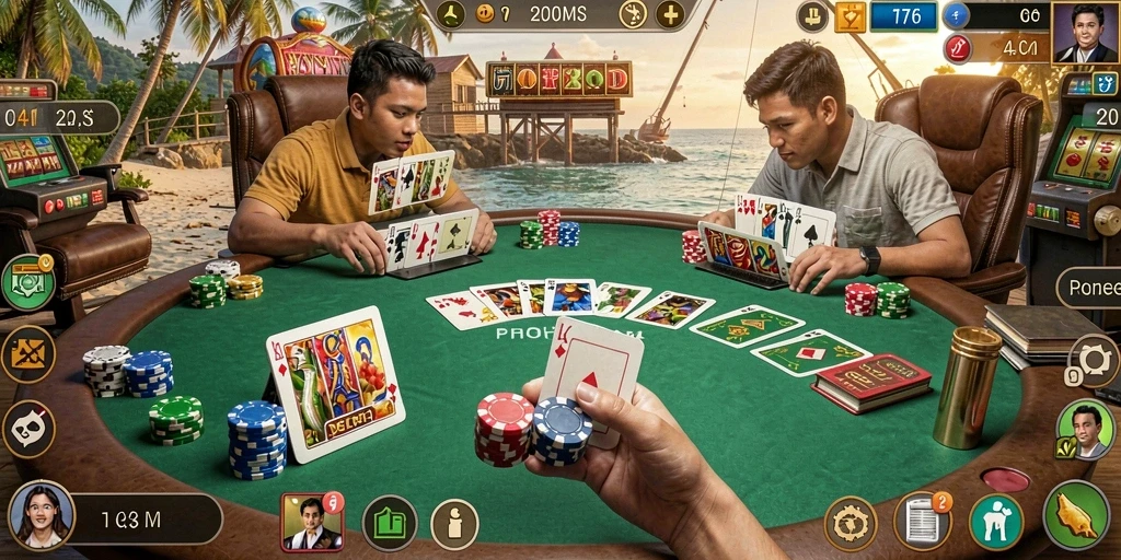 Tampilan antarmuka utama F32 yang menarik.