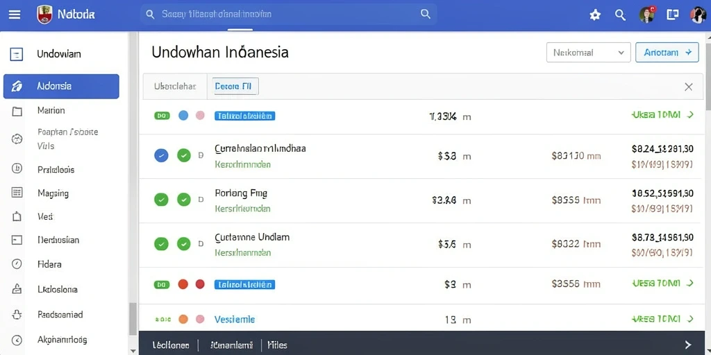 Tampilan antarmuka yang user-friendly dan menarik.