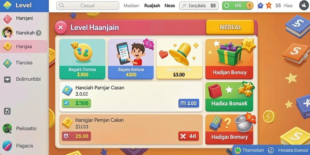 Tampilan antarmuka yang modern dan menarik.