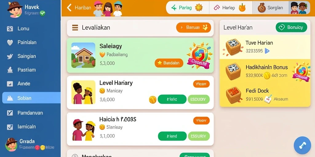Screenshot menunjukkan tampilan antarmuka yang menarik.