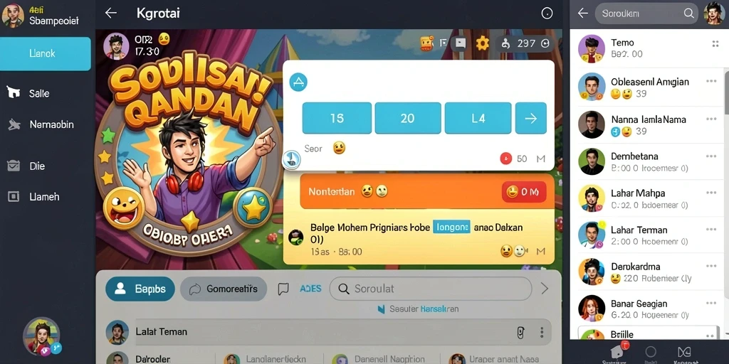 Tampilan permainan slot yang menarik dan cerah.