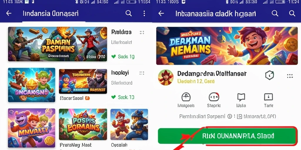 Tangkapan layar dari petualangan yang mendebarkan.