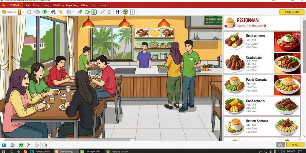 Tampilan antarmuka yang menarik dan mudah digunakan.