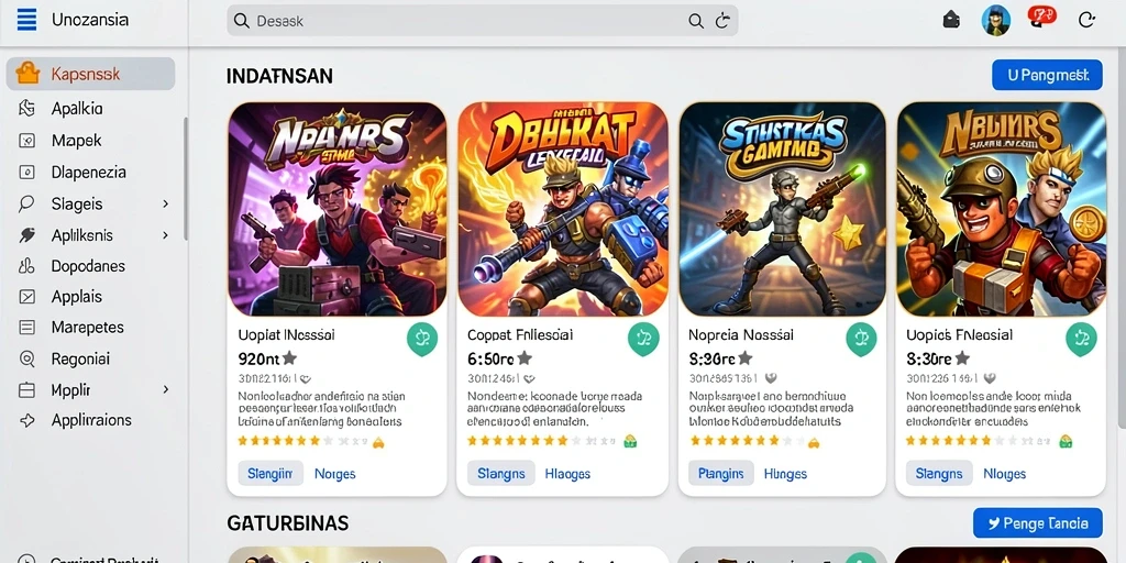 Tampilan antarmuka yang menarik dan intuitif.